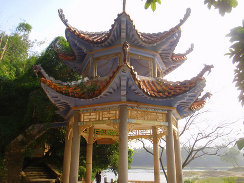 Gazebo at the waterfront.
